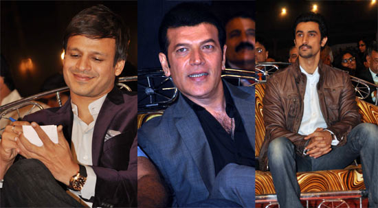 Vivek Oberoi, Aditya Pancholi and Kunal Kapoor