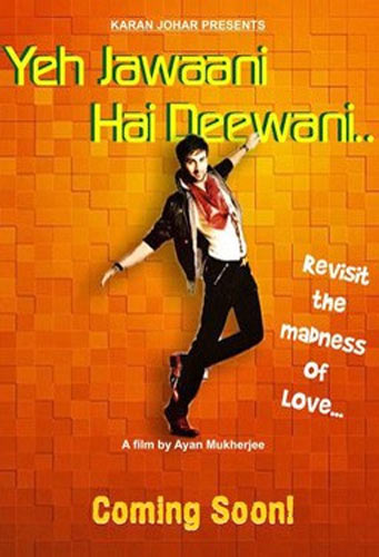 Movie poster of Yeh Jawaani Hai Deewani