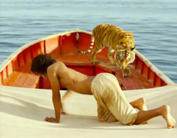 A sscene from Life of Pi