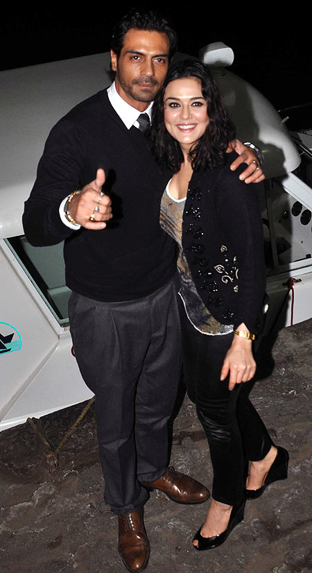 Arjun Rampal and  Preity Zinta