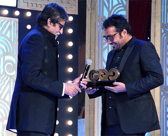 Amitabh Bachchan and Anurag Kashyap at GQ awards