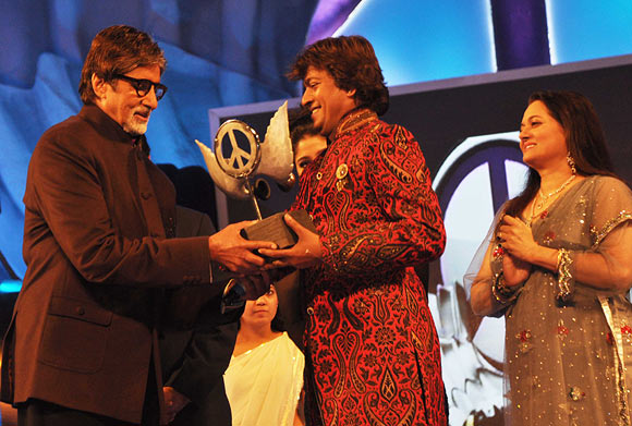 Amitabh Bachchan and Aadesh Srivastava