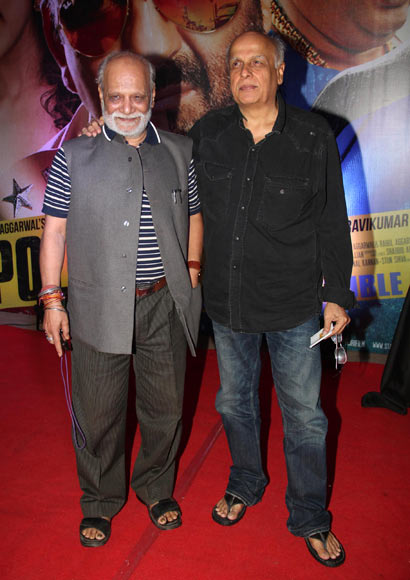 Mahesh Bhatt with a guest