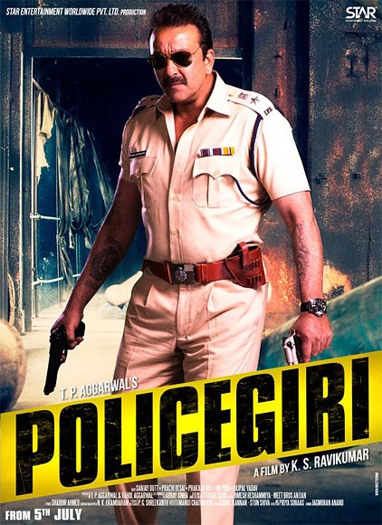 Sanjay Dutt in Policegiri poster