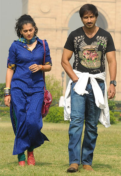 Taapsee Pannu and Gopichand in Sahasam 