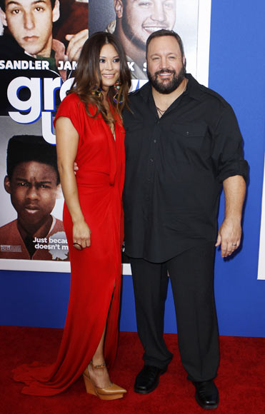 Kevin James with wife Steffiana De La Cruz