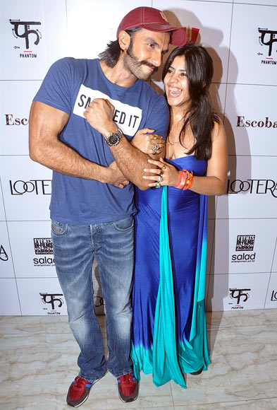 Ranveer Singh and Ekta Kapoor