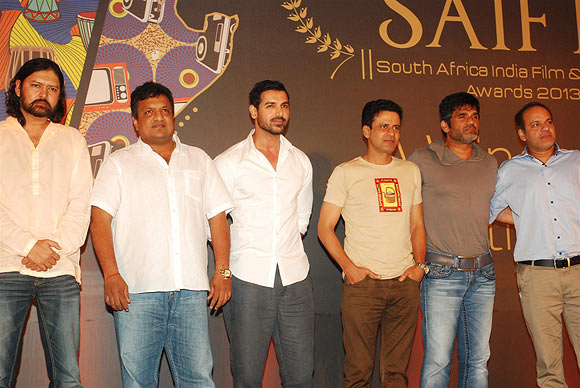 Sameer Arya, Sanjay Gupta, John Abraham, Manoj Bajpayee, Suneil Shetty and Ram Mirchandani