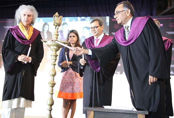 Pandit Shivkumar Sharma, Meghna Ghai-Puri, Subhash Ghai and Ravi Gupta