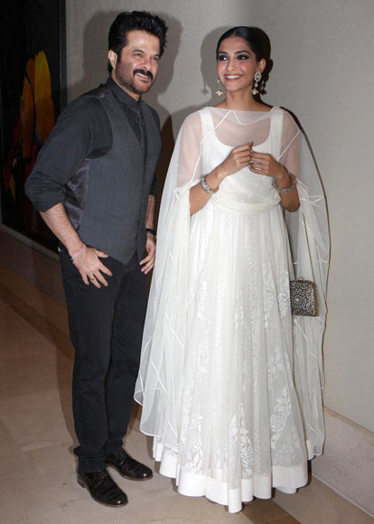Anil Kapoor and Sonam 