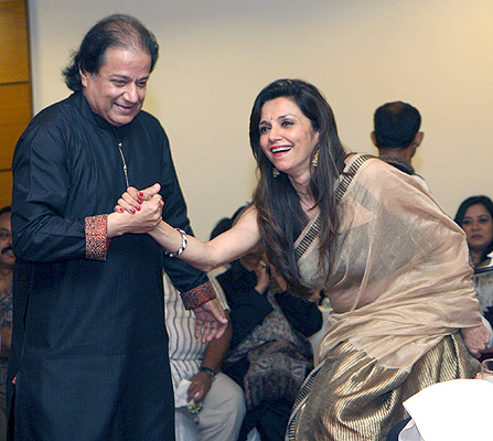 Anup Jalota and Lillete Dubey