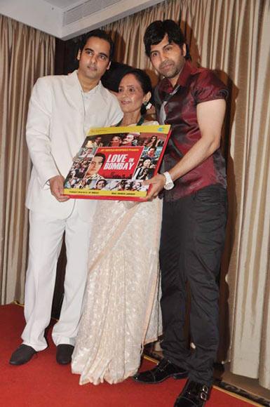 Munjoy, Neelam and Sujoy at the Love in Bombay music launch