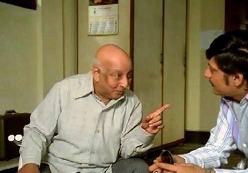 David with Amol Palekar in Gol Maal