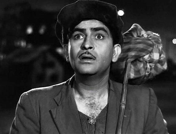 Raj Kapoor in Shree 420