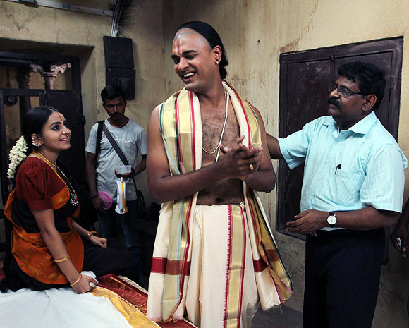 Bhama, Abhinay Vaddi with director Gnana Rajasekharan