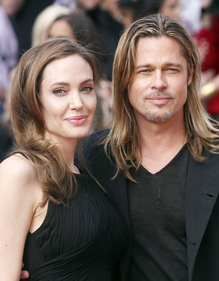 An gelina Jolie and Brad Pitt