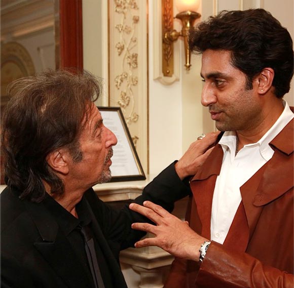 Al Pacino and Abhishek Bachchan