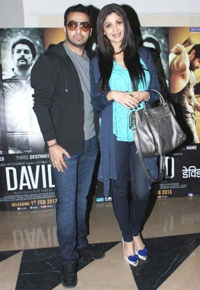 Raj Kundra and Shilpa Shetty