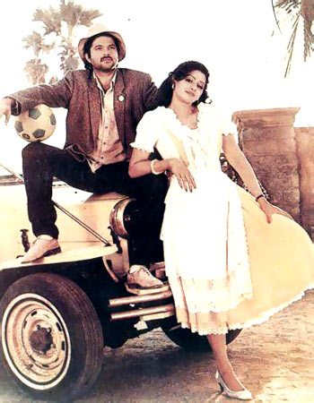 Anil Kapoor and Sridevi in Mr. India