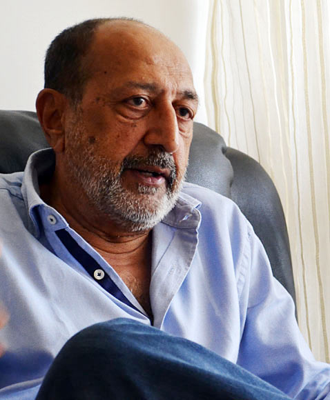 Tinnu Anand in a contemplative mood.