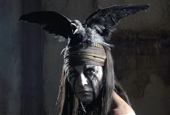 Johnny Depp in Lone Ranger