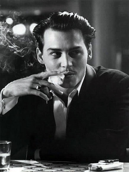Johnny Depp in and as Ed Wood