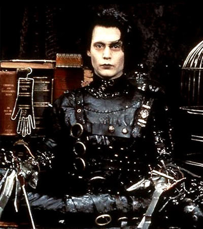 Johnny Depp in and as Edward Scissorhands