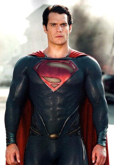 Henry Cavill as Superman in Man Of Steel