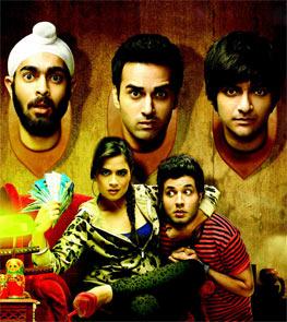 A scene from Fukrey