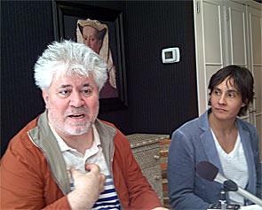 Pedro Almodovar (left)