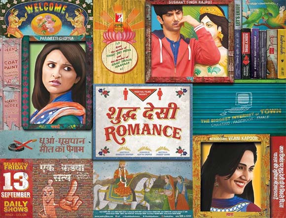 Movie poster of Shuddh Desi Romance