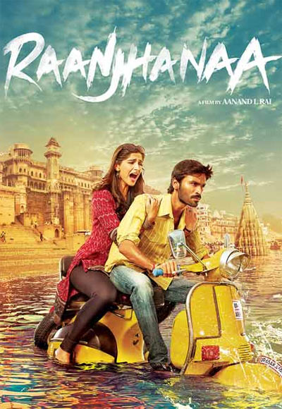 Sonam Kapoor and Dhanush in the poster of Raanjhnaa