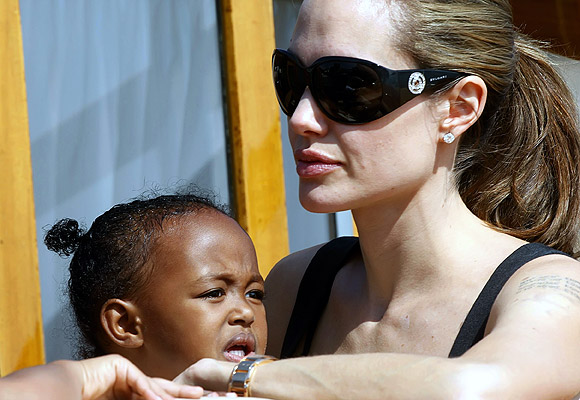 Angelina Jolie and Zahara