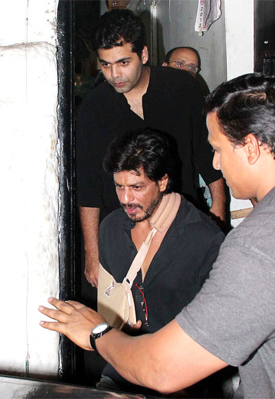 Shah Rukh Khan and Karan Johar