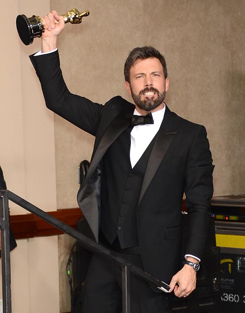 Ben Affleck with is Best Motion Picture Oscar
