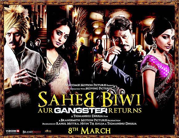 Movie poster of Saheb Biwi Aur Gangster Returns