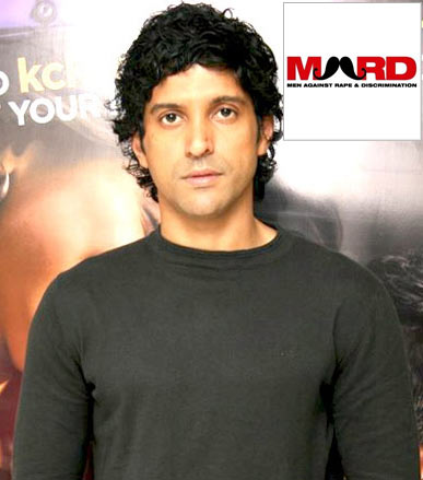 Farhan Akhtar. Inset Logo of the online campaign
