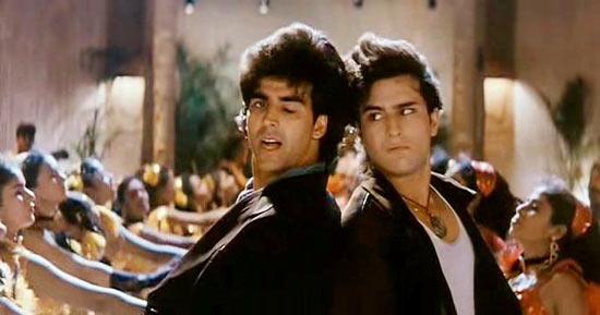 Akshay Kumar and Saif Ali Khan in Main Khiladi Tu Anari