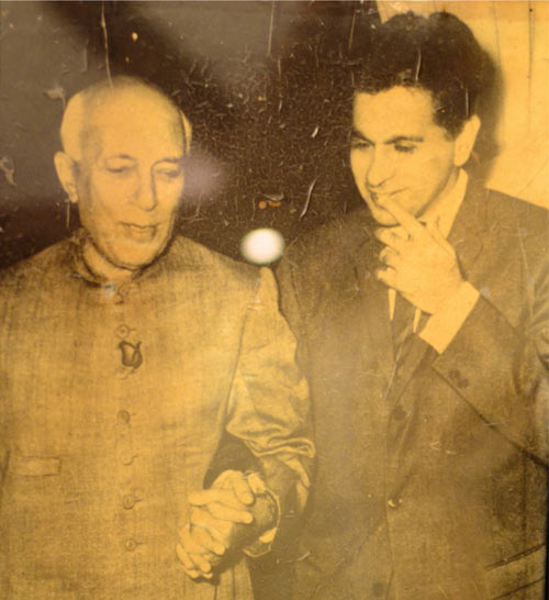 Jawaharlal Nehru and Dilip Kumar