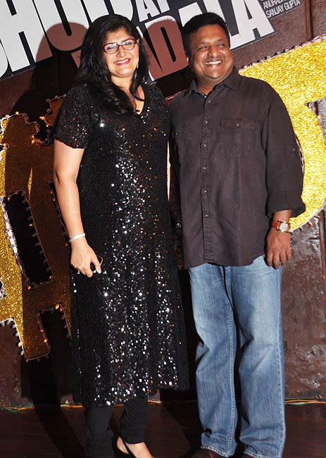 Sanjay Gupta along with wife Anuradha