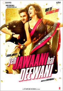 Movie poster of Yeh Jawaani Hai Deewani