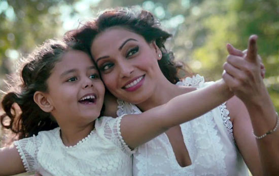 Bipasha Basu and Doyel Dhawan, who plays her daughter, in Suparn Verma's Aatma