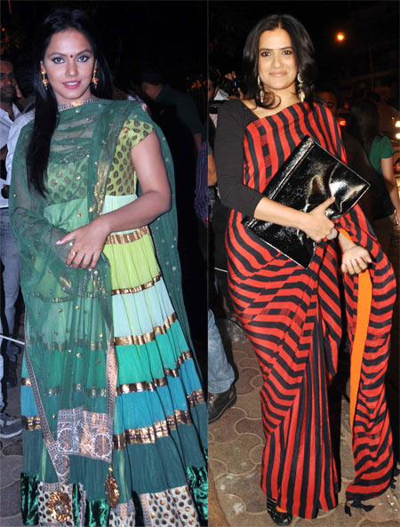 Neetu Chandra and Sona Mahapatra