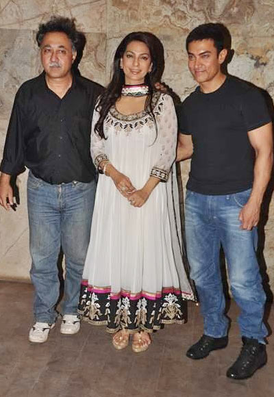 Mansoor Khan, Juhi Chawla and Aamir Khan