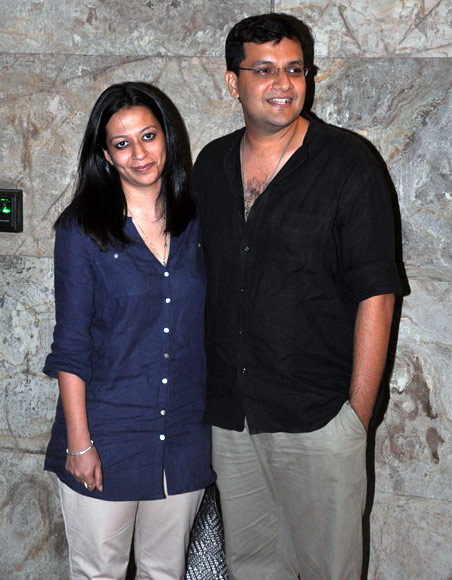 Karan Malhotra with wife Ekta