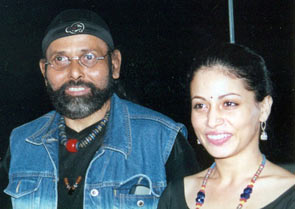 Jagdish Mali with his daughter Antara