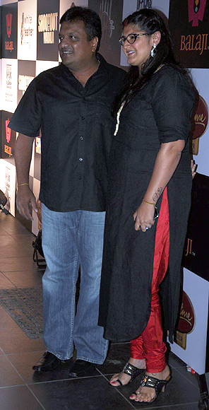 Sanjay Gupta with wife Anuradha Lekhi