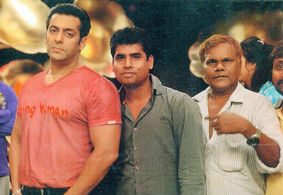 Salman Khan with Jagannath Sasane