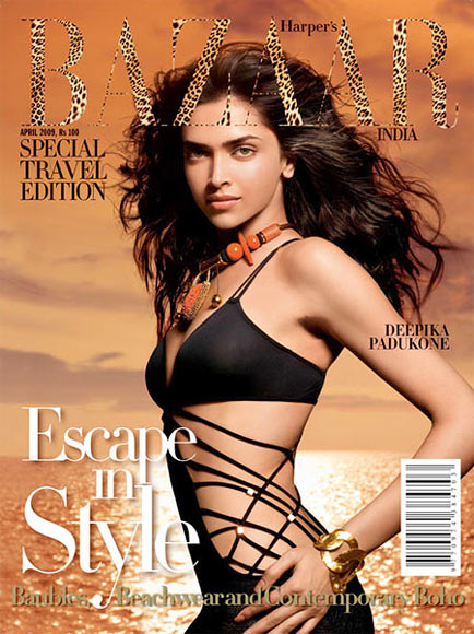 Deepika Padukone on the cover of Harper's Bazaar