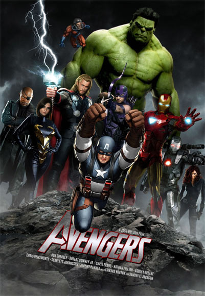 Movie poster of The Avengers